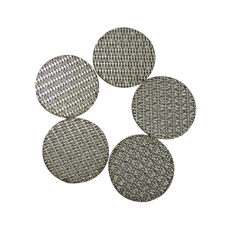 316L Stainless Steel 90 Micron Candle and Circular Sintered Filters