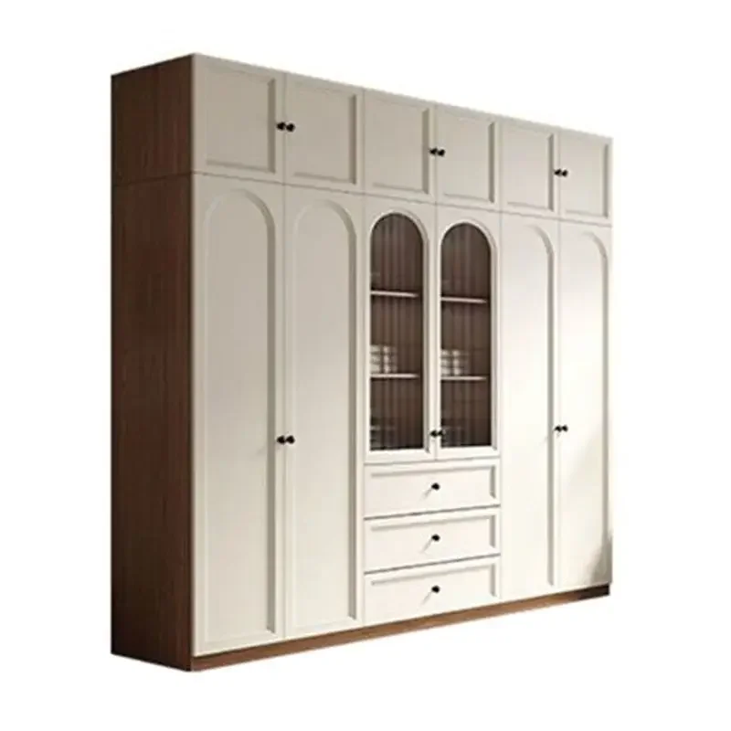 O17- retro style wardrobe home bedroom finished wardrobe home bedroom dresser integrated wardrobe combination