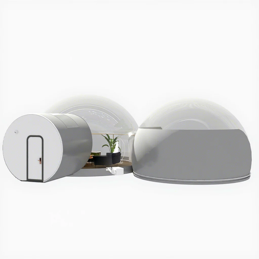 

2026 Transparency Outdoor Bubble Hotel Tent With Toilet Room House Inflatable Luxuriy Dome For Events