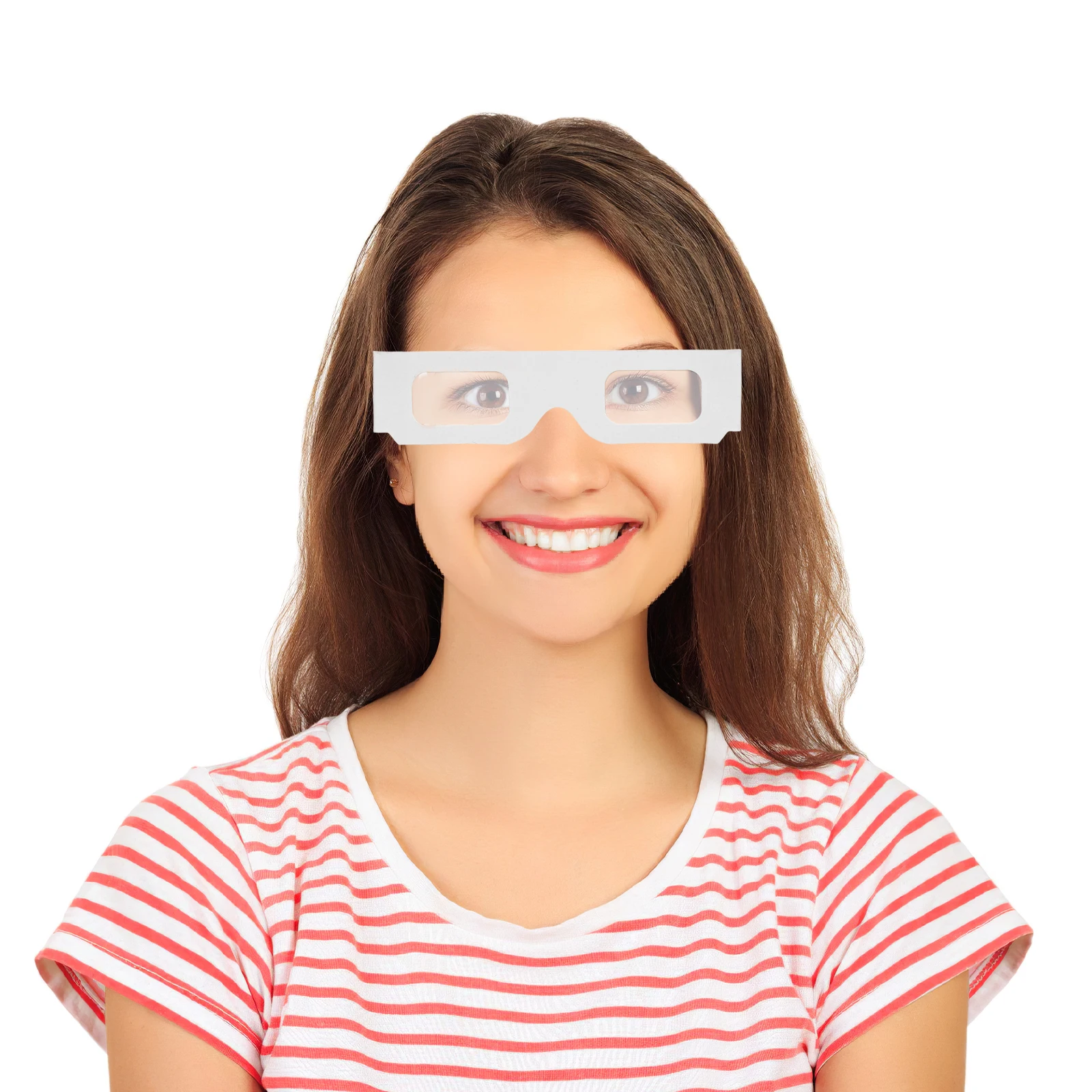 

25pcs 3D Glasses Lightweight Paper Eyeglasses For Festival Decorations Photo Props Funny Costume Diffraction Glasses