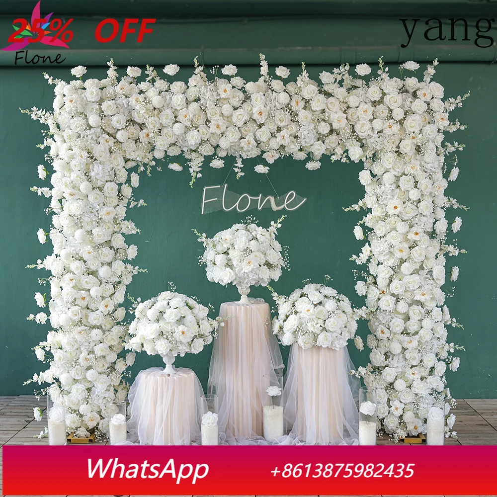

Wedding Supplies Custom White Flores Artificiales Garland for Centerpieces for Weddings Arch Decorations & Event Decor