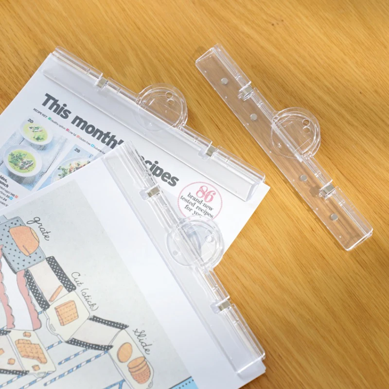 

Magnetic Transparent Clip Stationery Folder Paper Folder Not Easy To Fall Off Blackboard Book Clip A4 White Board Magnetic Clip