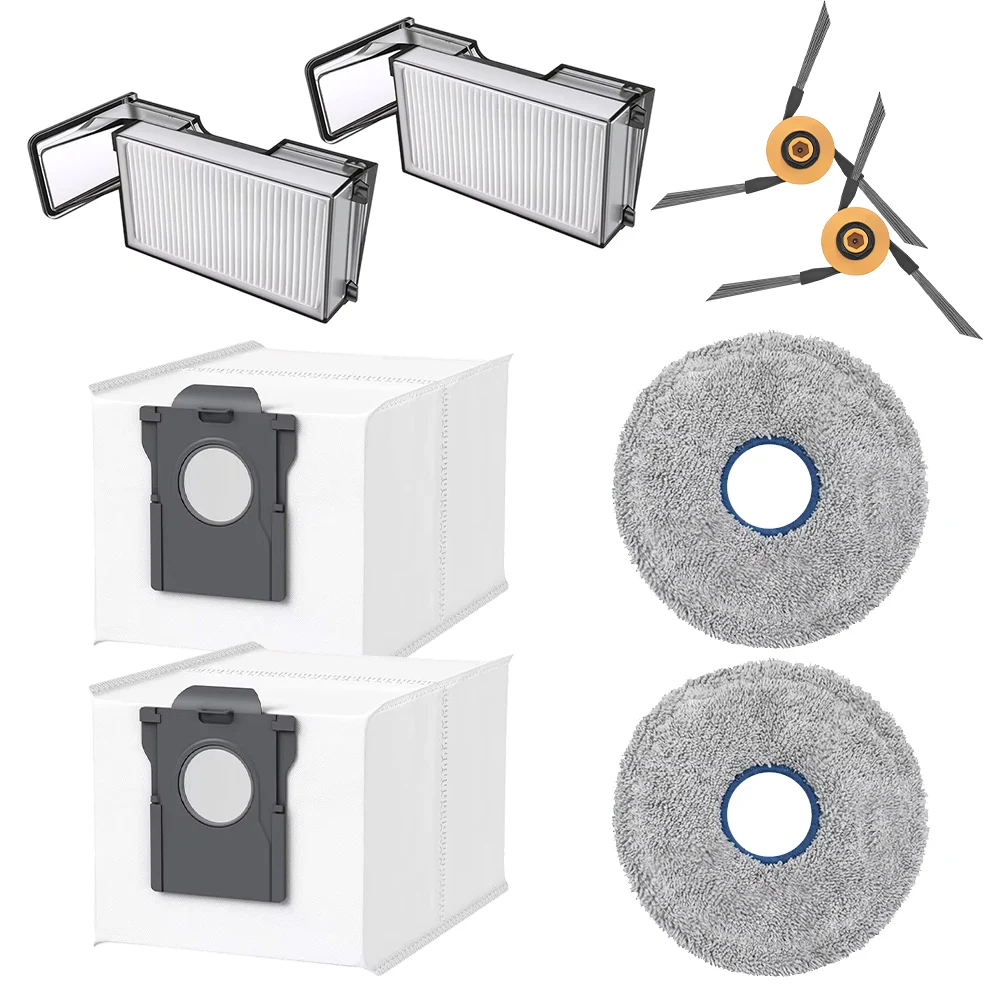 For Dreame X60 Master Replacement Filter Set X60 Max Ultra Kit Robot Vacuum Replacement Parts High-efficiency Filtration