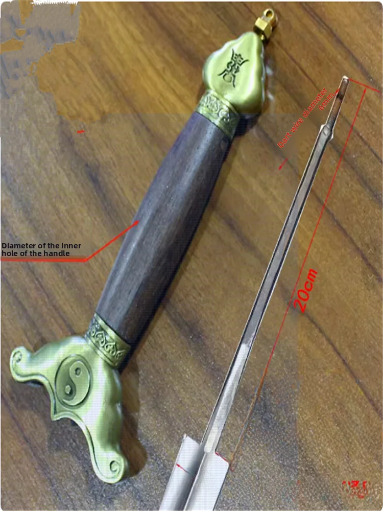 

Cetitive Tai Chi Sword Handle Full Copper Electroplated Bronze Guard Hand Tai Chi Alloy Sword Handle Martial Arts Accories