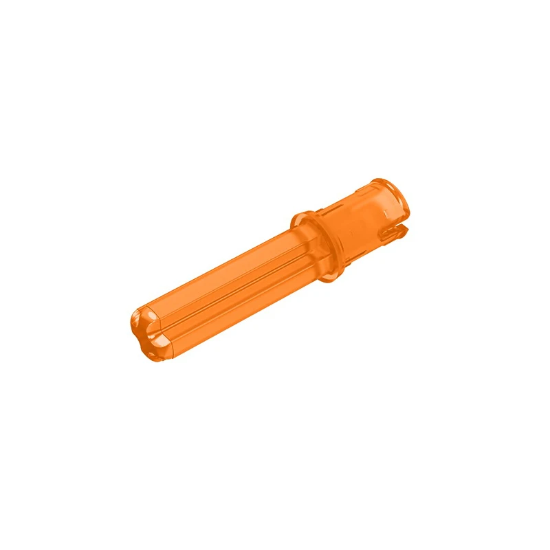 MOC PARTS GDS-930 Technical, Axle 2 with Pin 3L with Friction Ridges Lengthwise compatible with lego 18651 toys Assembles Blocks