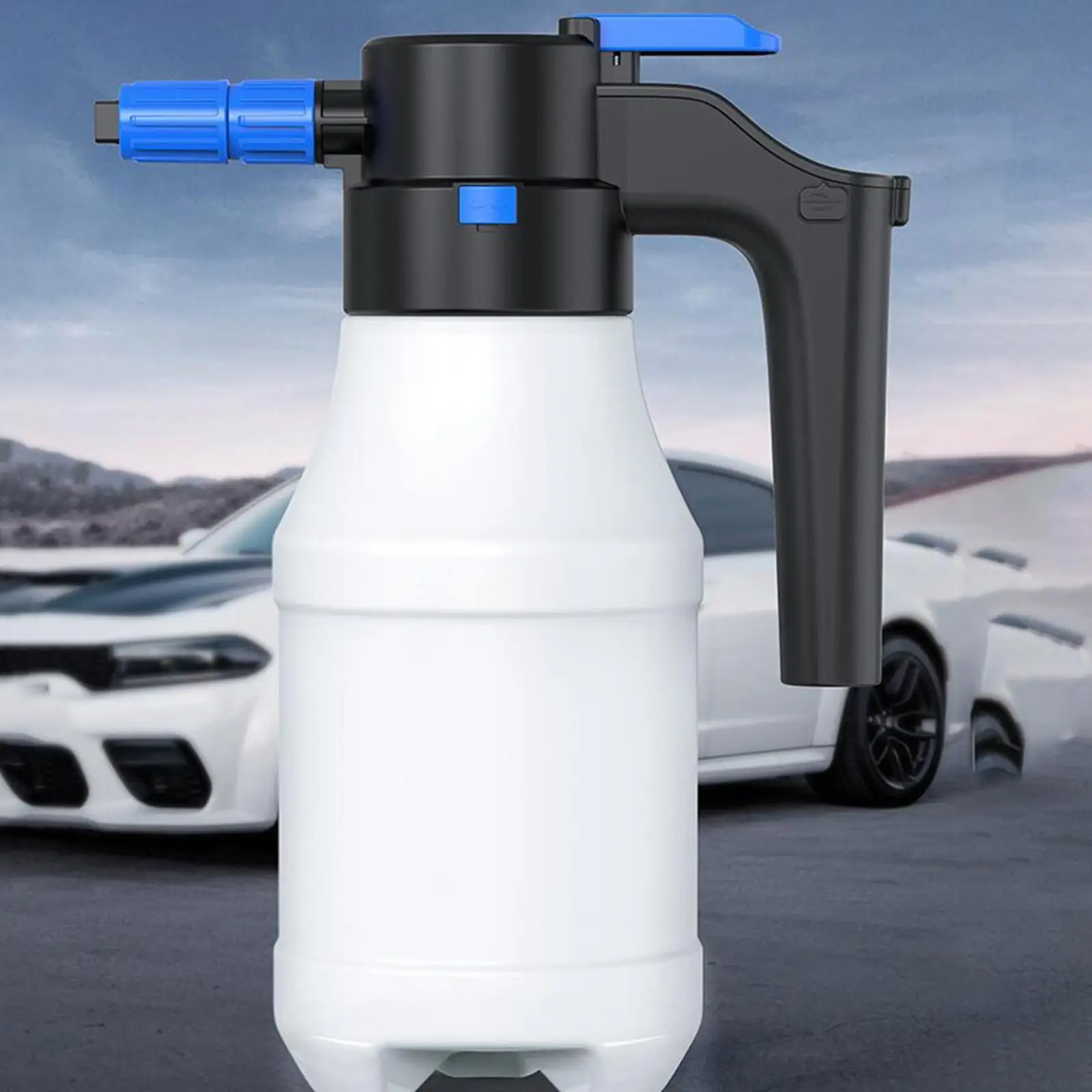 Electric Car Foam Sprayer Practical 1.5L Car Foam Sprayer Car Washing Accessory for Garden Watering Vehicle Beauty Car Detailing