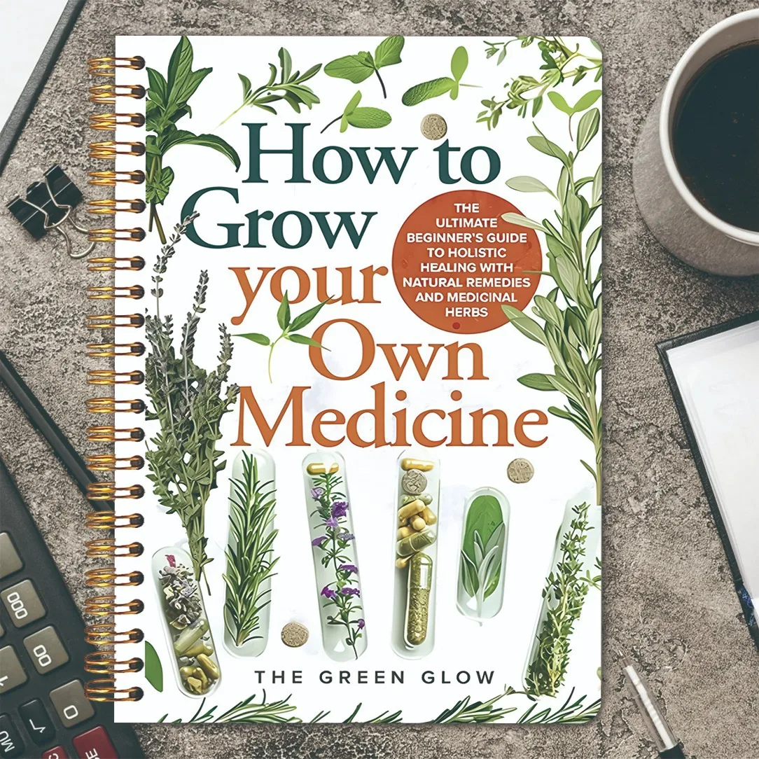 A5 Herbal Learning Program How To Grow Your Own Medicine Handbook Botanical Illustrations Therapeutic Properties Magical Uses