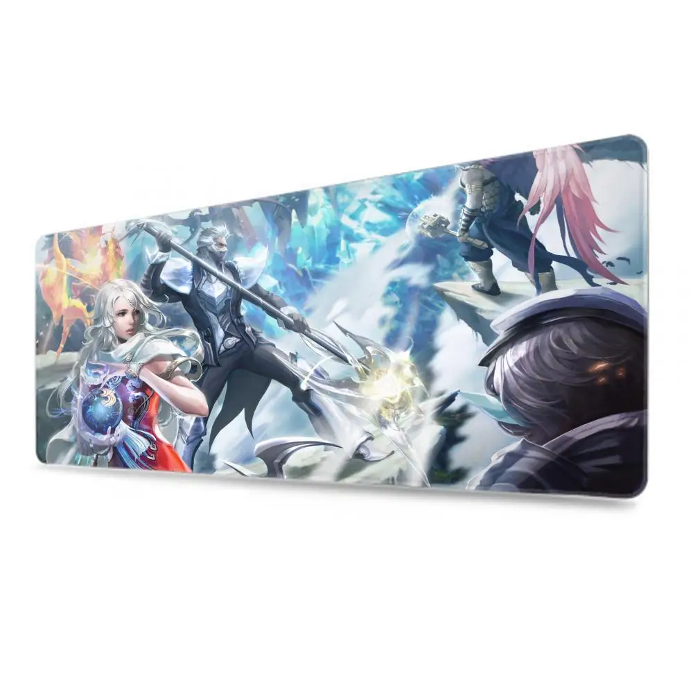 Mouse Pad Large rubber mouse pad with lock edge computer gamer HD Eternal castle_AION printing desk pad keyboard pad