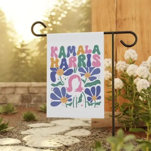 Kamala Harris garden flag