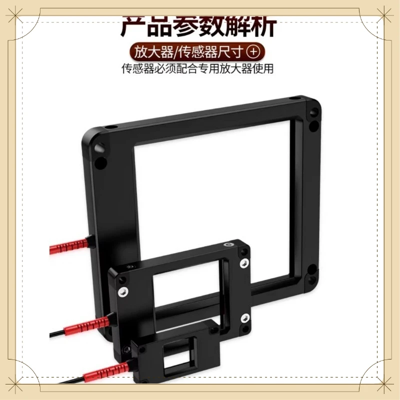 PG602610 Ring Area Window Fiber Optic Amplifier, High Speed Falling Parts Counting Sensor No Blind Zone Induction