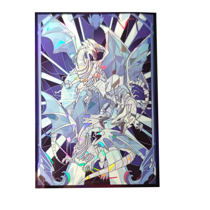 60PCS/Bag Laser Anime Card Sleeves 66x91mm Board Game Cards Protector Cards Shield Card Cover for TCG/PKM/MGT Trading Cards