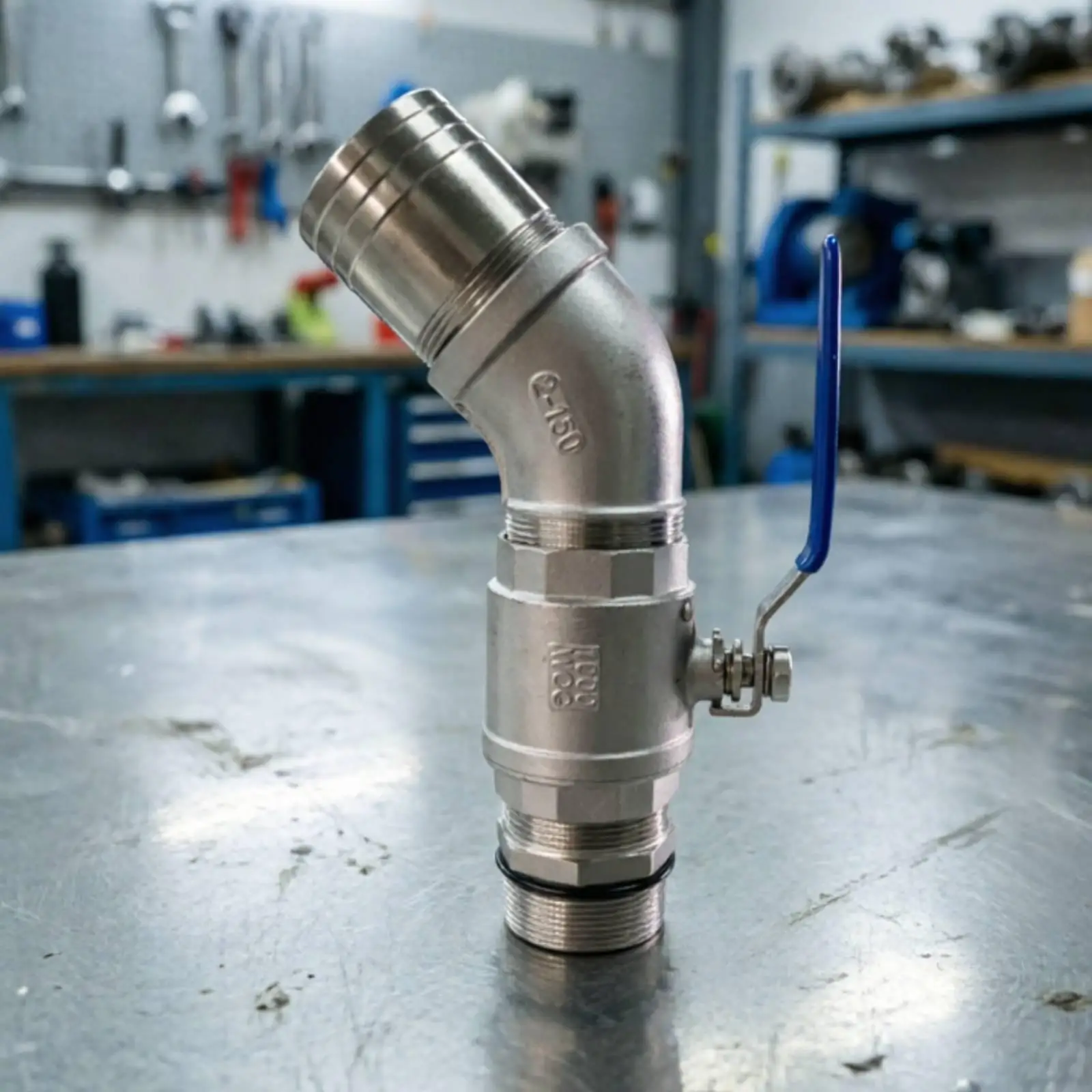 Stainless Steel Dispensing Spigot Heavy-Duty Drum Spigot with Lever Handle