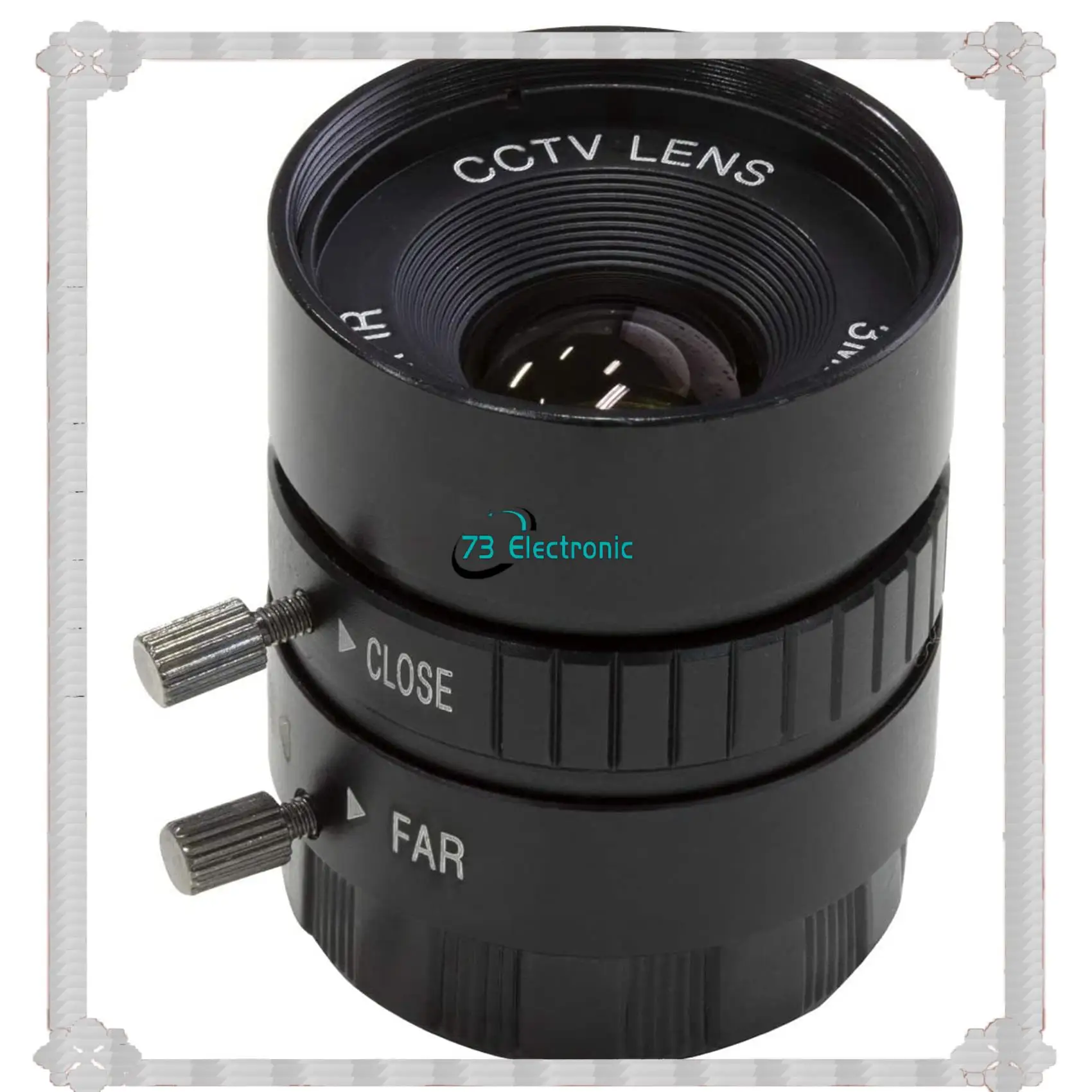 24-Hour Delivery CS-Mount Lens For Raspberry Pi HQ Camera, 12Mm Focal Length With Manual Focus And Adjustable Aperture