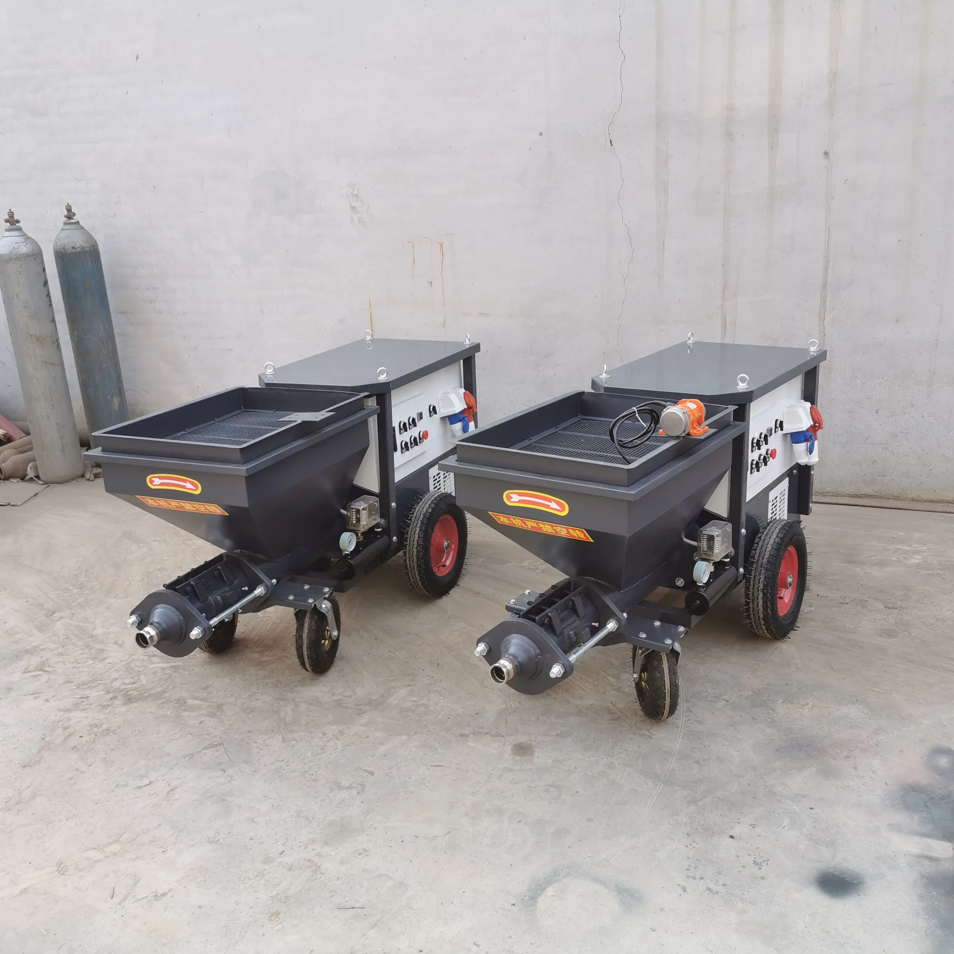 2026 Hot Sale Mortar Spraying Machine Powder Wall Machine Cement Multifunctional Decoration Wall Plastering Machine Small Double