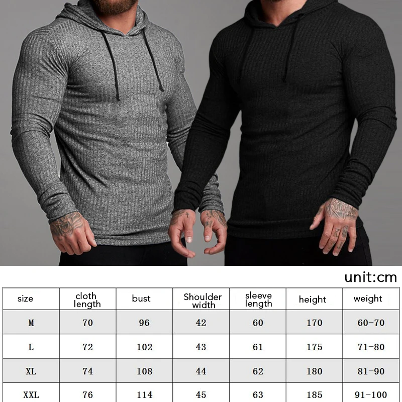 Sport Running Sweatshirt Jacket Men Hoodie Gym Training Leisure Fitness Compression Jersey Knitted Slim Muscle Long Sleeved Tops