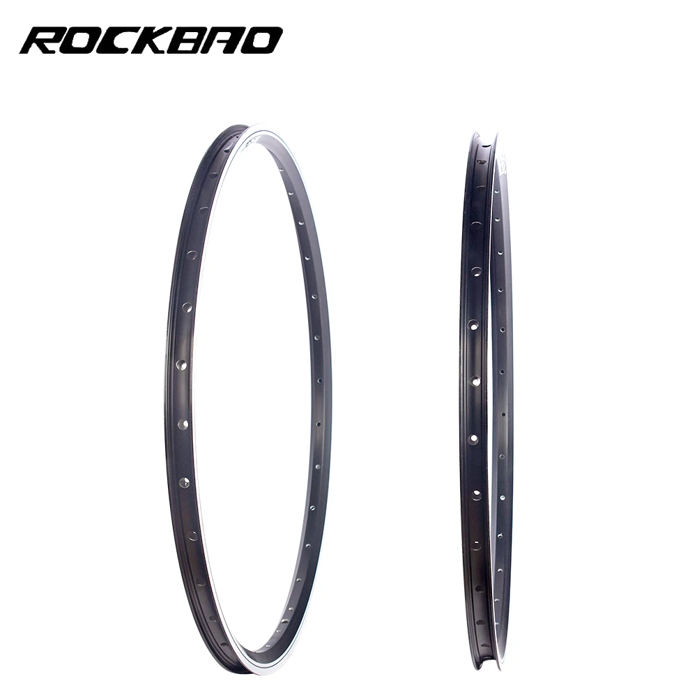 

ROCKBAO Folding Bicycle Rim 406/451 Double-layer Aluminum Alloy 20inch Disc brake V brake 20 24 28 32 36 hole Bike Rim