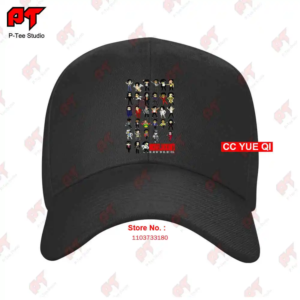 Meme Tributo Michael Jacksonlittle Caricatura-Pop Baseball Caps Truck Cap FC9R