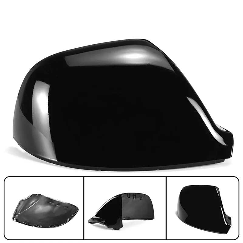 

A22E-2PCS глянцевая черная крышка зеркала заднего вида 7E1857527F, 7E1857528F для VW Transporter T5 T5.1 T6 2016-2019