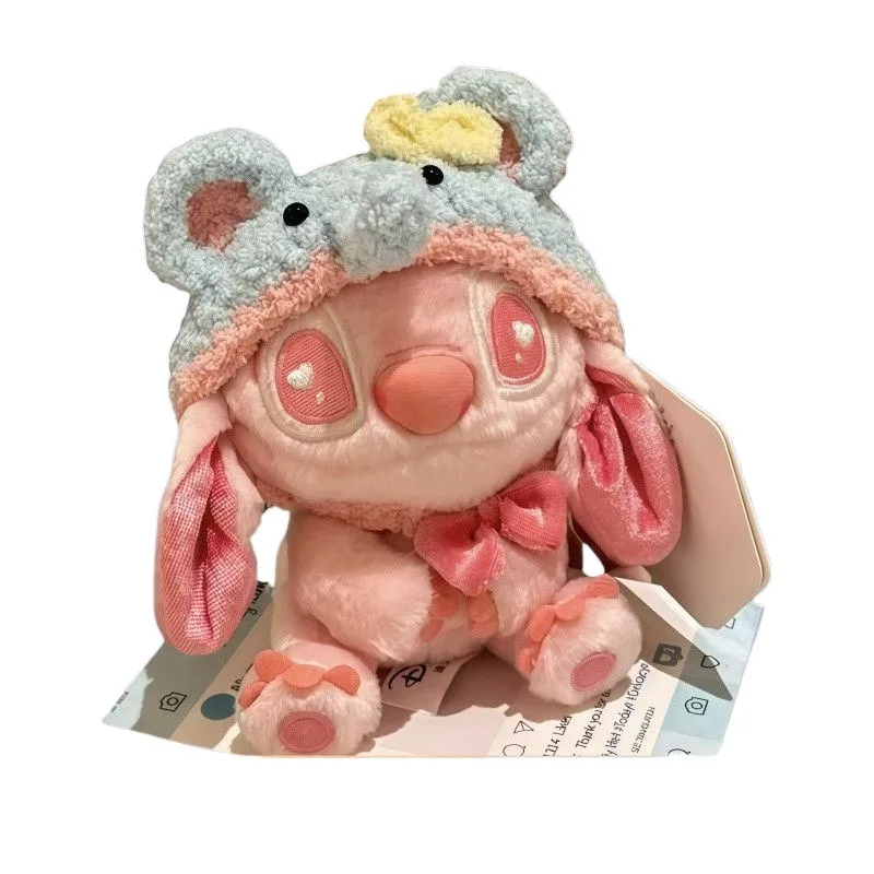 

Оригинальный плюшевый брелок Disney Stitch: милый мультяшный персонаж, стильное украшение для рюкзака и сумки, популярный подарок для друзей, плюшевая подвеска