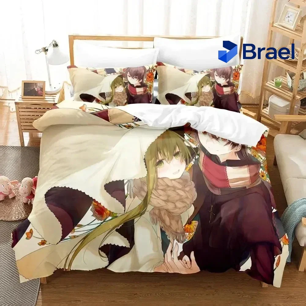 Exquisite Anime Saint Cecilia Pastor Lawrence Bedding Set Duvet Cover Bed Set Quilt Cover Pillowcase Comforter King Queen Size B