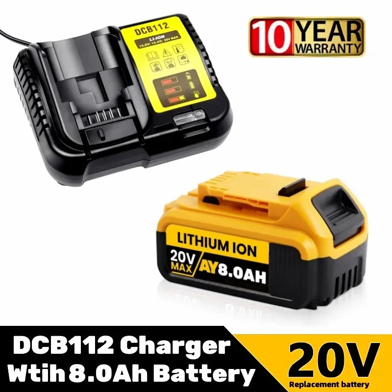 

Аккумулятор для электроинструментов Dewalt, 8 Ач, 18 в, 20 в