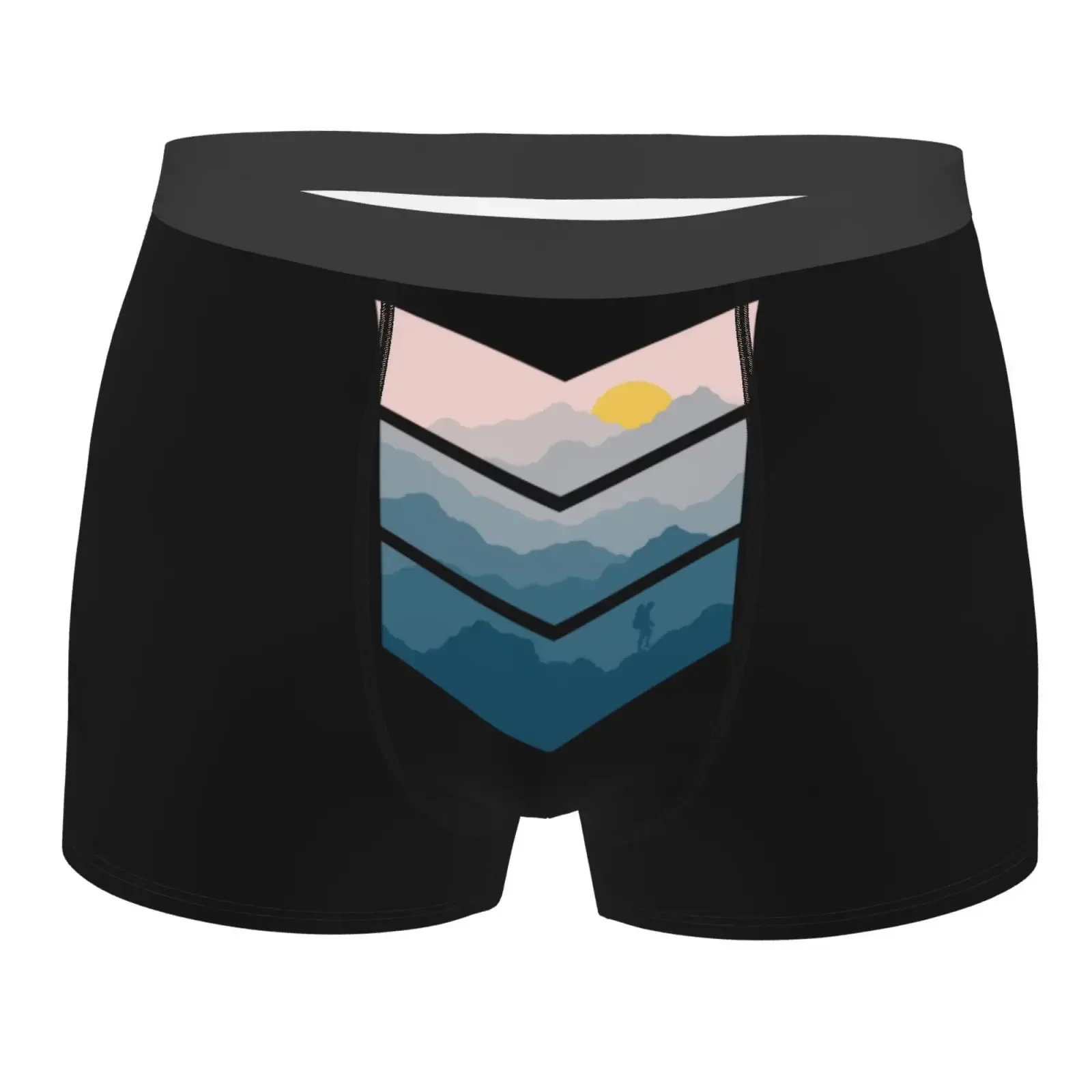 Nature Hiking Print Men's Underwear Healthy Soft Comfortable High-Quality Men's Briefs Stylish Trendy Casual Sports Panties