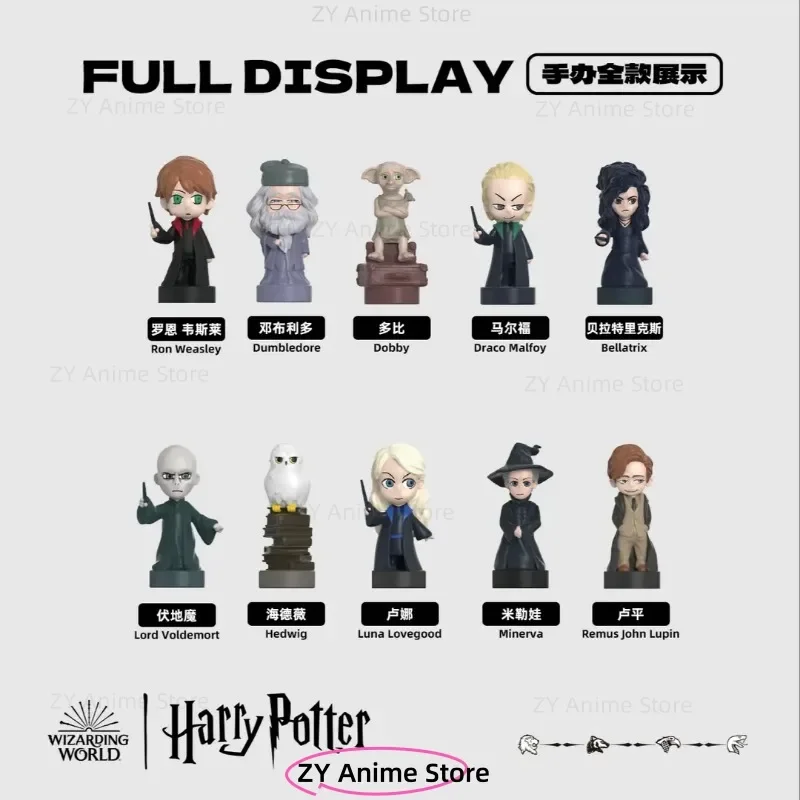 ของแท้ Harry Potter Series ลึกลับกล่องตาบอดกระเป๋าตาบอด Handmade เดสก์ท็อปเครื่องประดับ Surprise กล่องเด็กวันหยุดของขวัญ