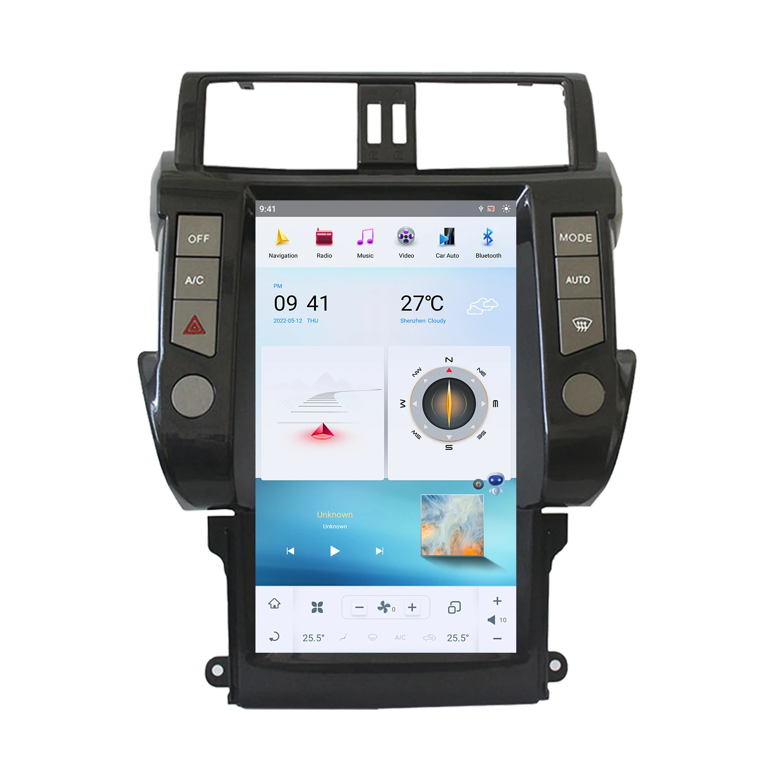 

Tesla Radio for Toyota Land Cruiser Prado 2010-2013 Car GPS Navigation Car Head Unit Multimedia Player Android Car Radio