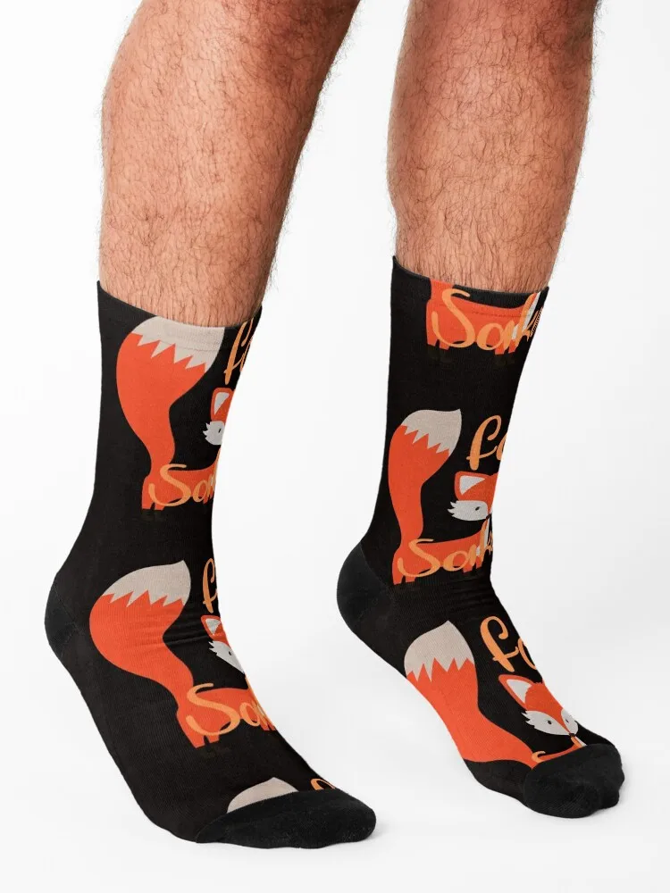 for fox sake Socks Christmas professional running gym christmas gift Socks Women's Men's