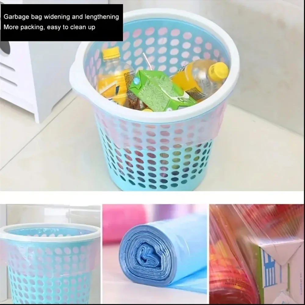 100-300PCS Household Disposable Trash Bags Kitchen Storage Garbage Bags Dormitory Living Room Use Cleaning Waste Plastic Bag