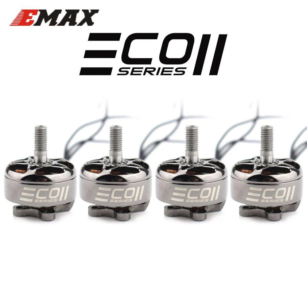 

4 шт. EMAX ECO II 2207 мотор кв бесщеточный мотор для FPV гоночного радиоуправляемого дрона