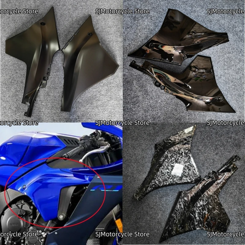 

Аксессуары для мотоциклов, верхняя передняя боковая рама, крышка панели, обтекатель из АБС-пластика, подходит для YAMAHA YZF R1 R1M YZF-R1 YZFR1 2020 2021-2024