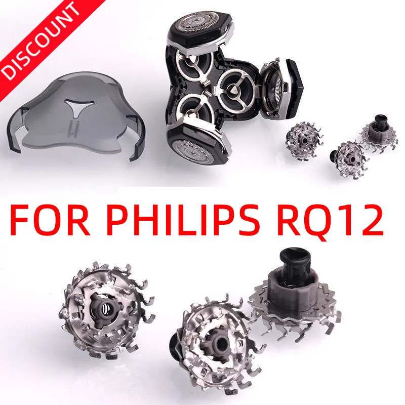 

RQ12 replacement shaver heads for Philips RQ1250 RQ1260 RQ1285 RQ1285CC RQ1050 RQ1075 RQ1180X RQ1185 RQ1180CC RQ1131 RQ1275