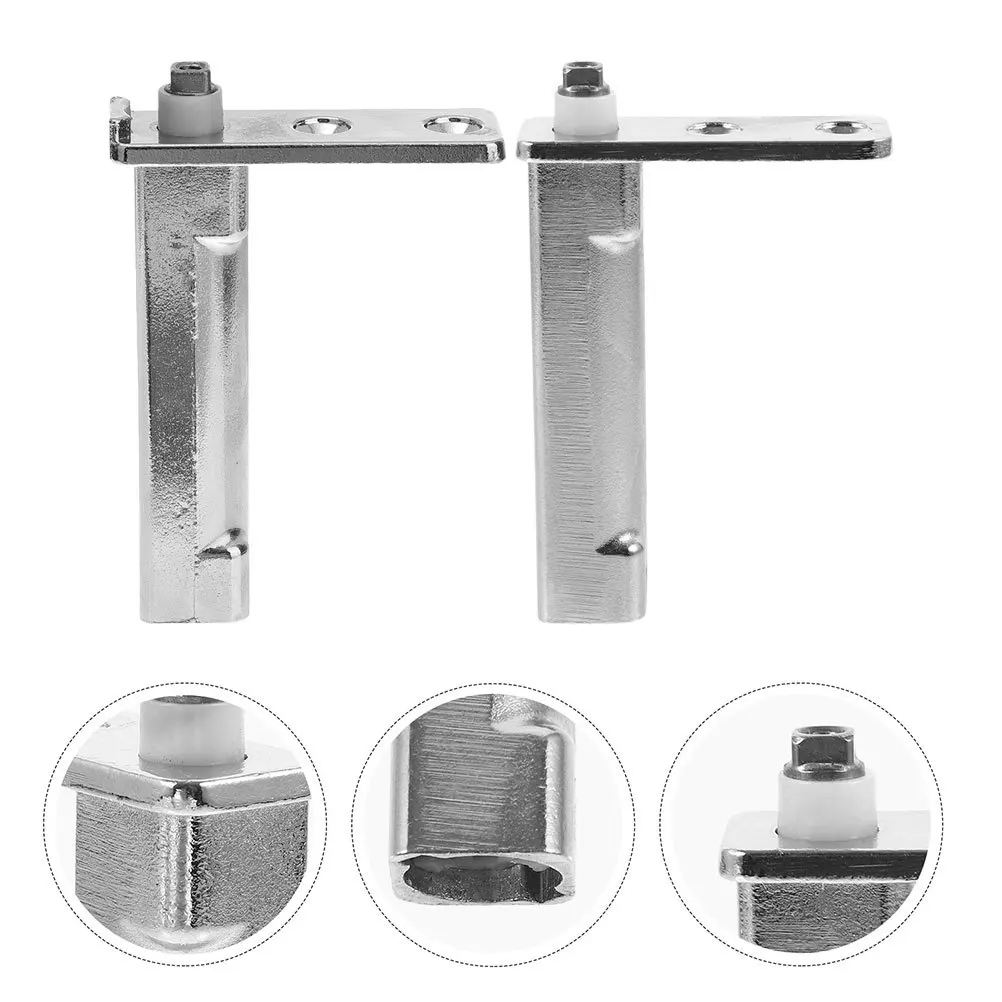 

2Pcs Professional Freezer Door Hinge Stainless Steel Refrigerator Replacement Durable Repair Part Household Fridge Hinges