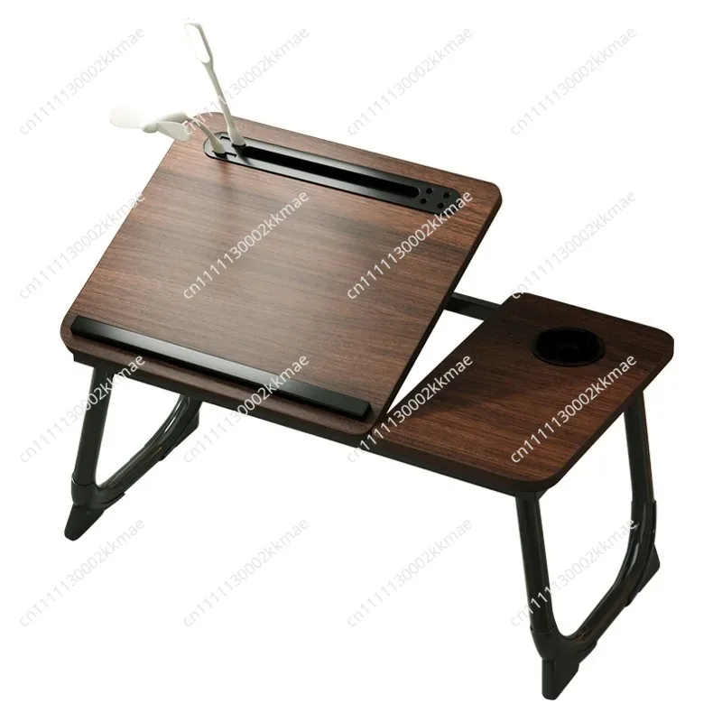 Klappbarer Fünf-Stufen-Höhenverstellbarer Beistelltisch, Schreibtisch für Schlafzimmer, Computer, Studentenwohnheim, Lesetisch