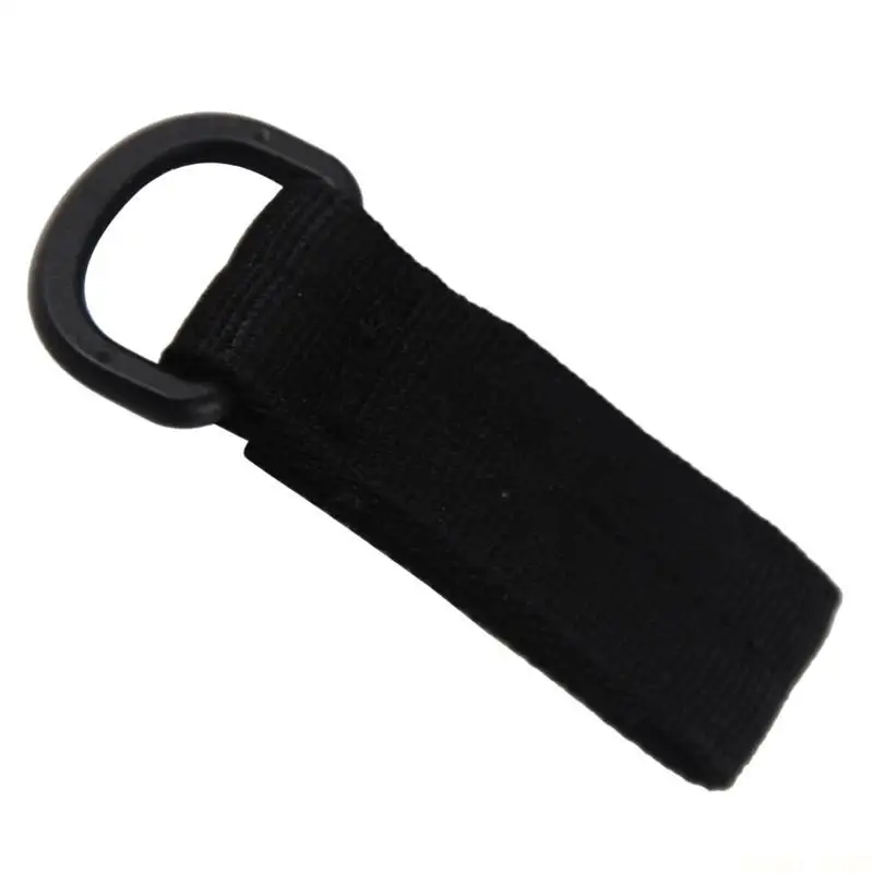 U2JB D-Rings Carabiner Chain Belt Buckle with Metal for Backpacking