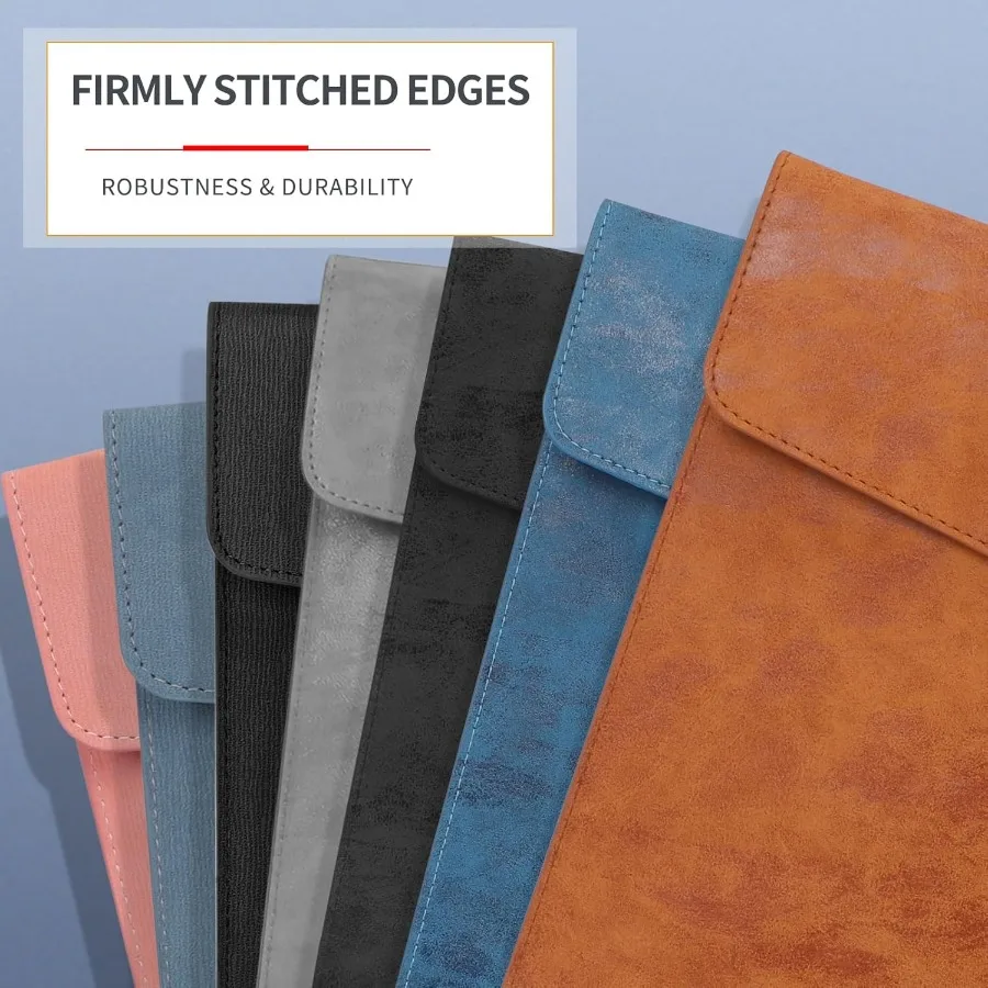 Document File Folder Waterproof Thin PU Leather A4 Envelope Folder File Document Organizer Storage Case Filing Envelope Folder