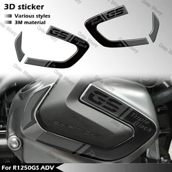 3D Motorcycle Cylinder Head Cover Sticker Accessories Decal For R1250GS Adv R 1250 GS Adventure Triple Black HP4 2019-2024
