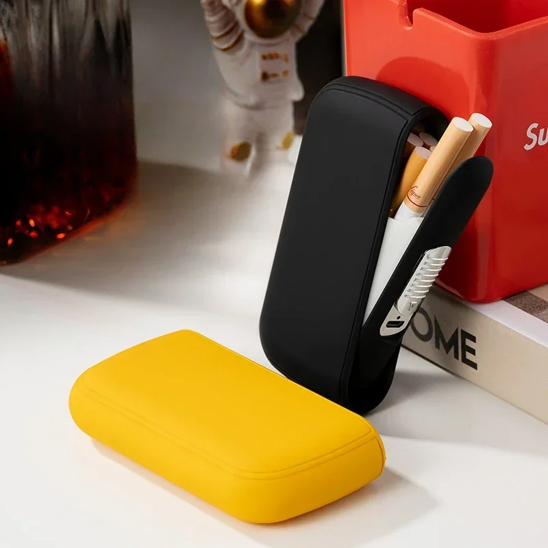 

Portable Two-in-one Multifunctional USB Cigarette Lighter Cigarette Case Rechargeable Lighter 10 Thick Cigarette Case