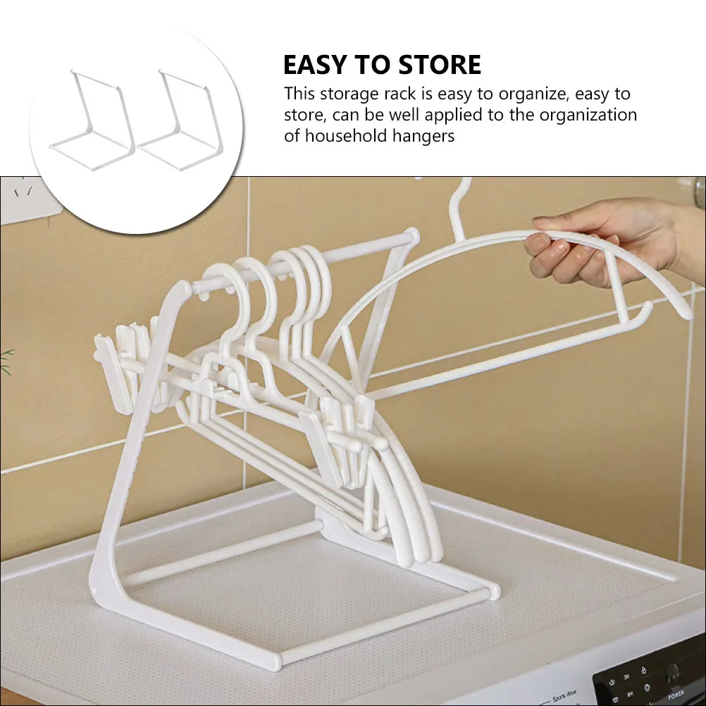 

2 Pcs Multi-Purpose Storage Rack Clothes Hanger Organizer Stand Hanging Hangers Holder