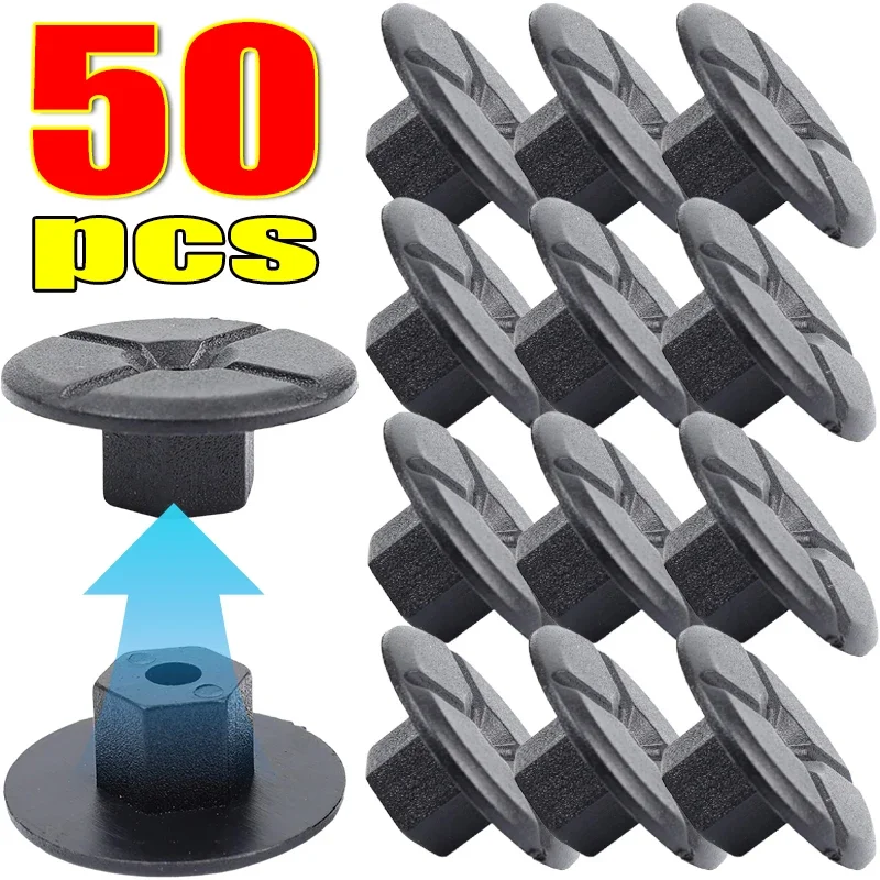 10-50pcs Car Fastener Nut Fender Mud Flap Splash Guard Wheel Arch Bumper Panel Retainer Clip Rivet Fastener for Mercedes Benz