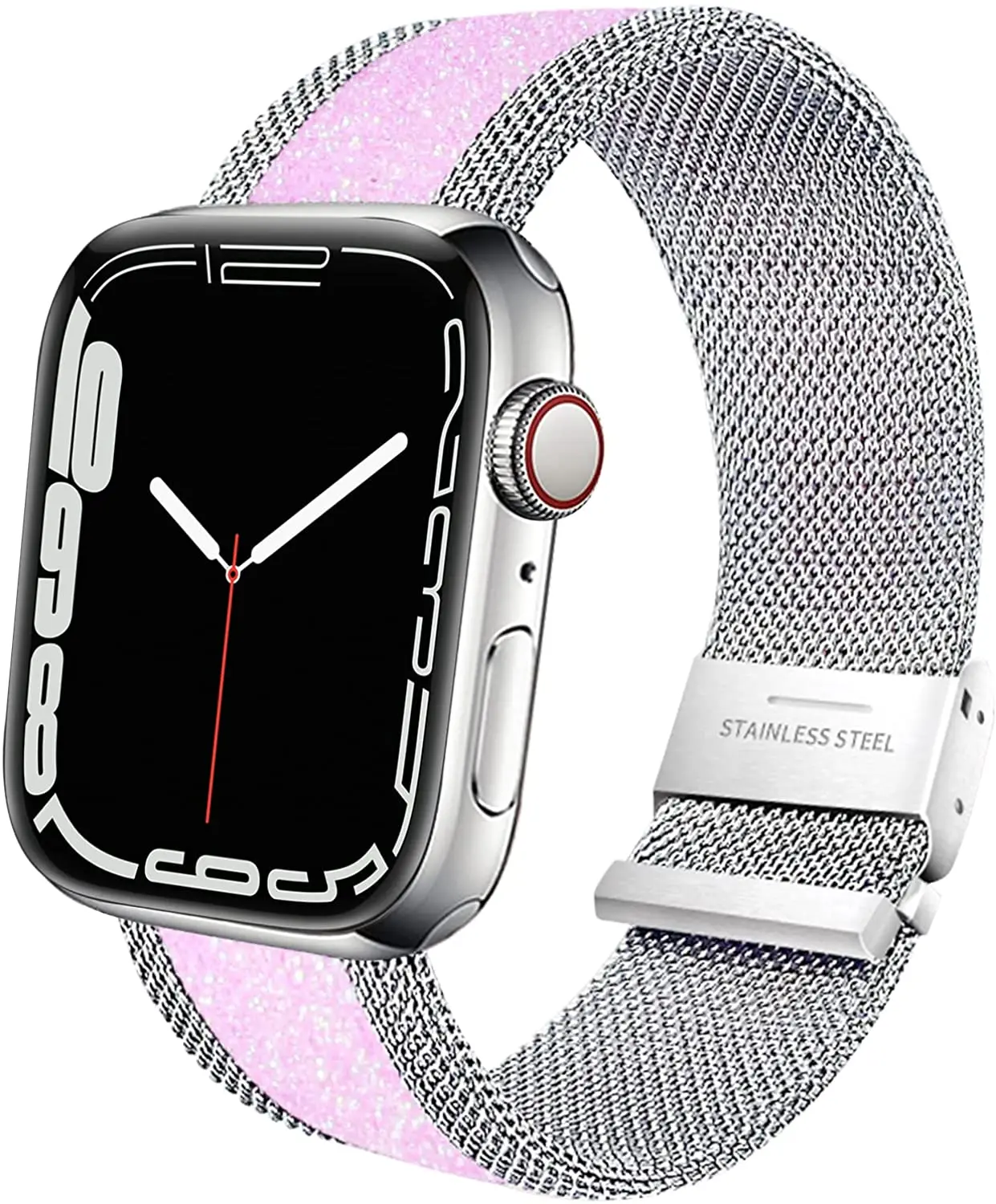

Milanese Strap For Apple Watch 49mm 45mm 41mm 44mm 42mm 40mm Metal Elastic Stainless Steel Bracelet For Series Ultra8 7 6 5 SE