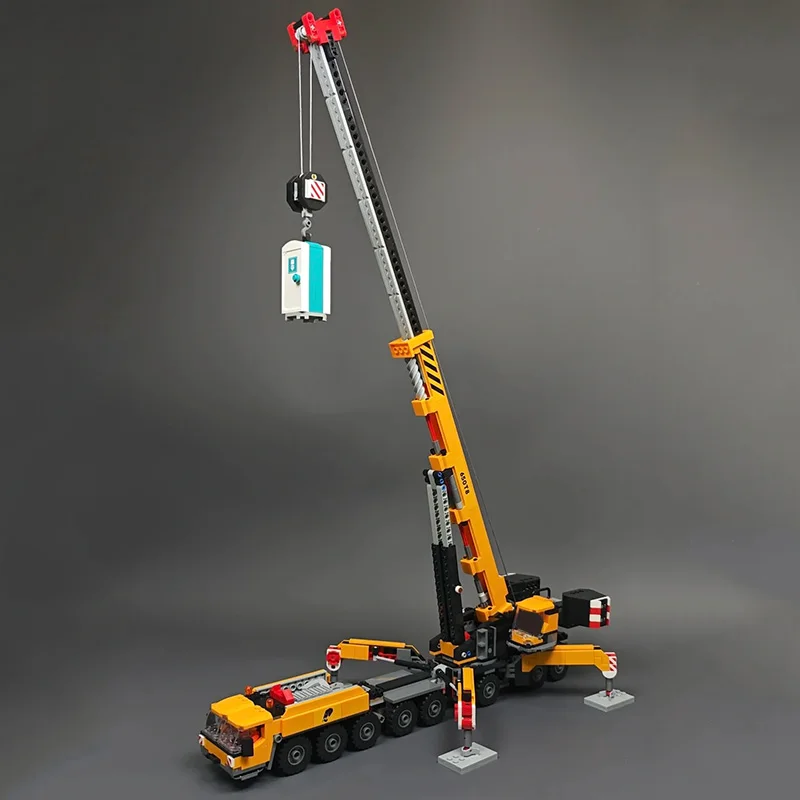 Technische Stadt Mobile Bau Kran Bagger Bausteine Lkw Fahrzeug Montieren Ziegel Spielzeug Geschenk Für Kinder Junge Erwachsene
