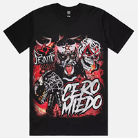 Penta El Zero Miedo TShirt Men's Sport Black Casual Short-sleeved T-shirt Cotton Printing Short-sleeved T-shirt Tops