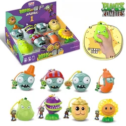 New Plants Vs Zombies Cartoon Game Characters Stress Relieving Toys Slow Rebound Children'S Toy Sets Keychain Bag Pendant Gifts