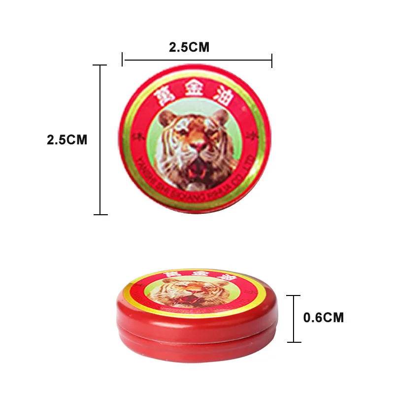 25 buah/Set Red Tiger Balm minyak pendingin penyegar YG-1821