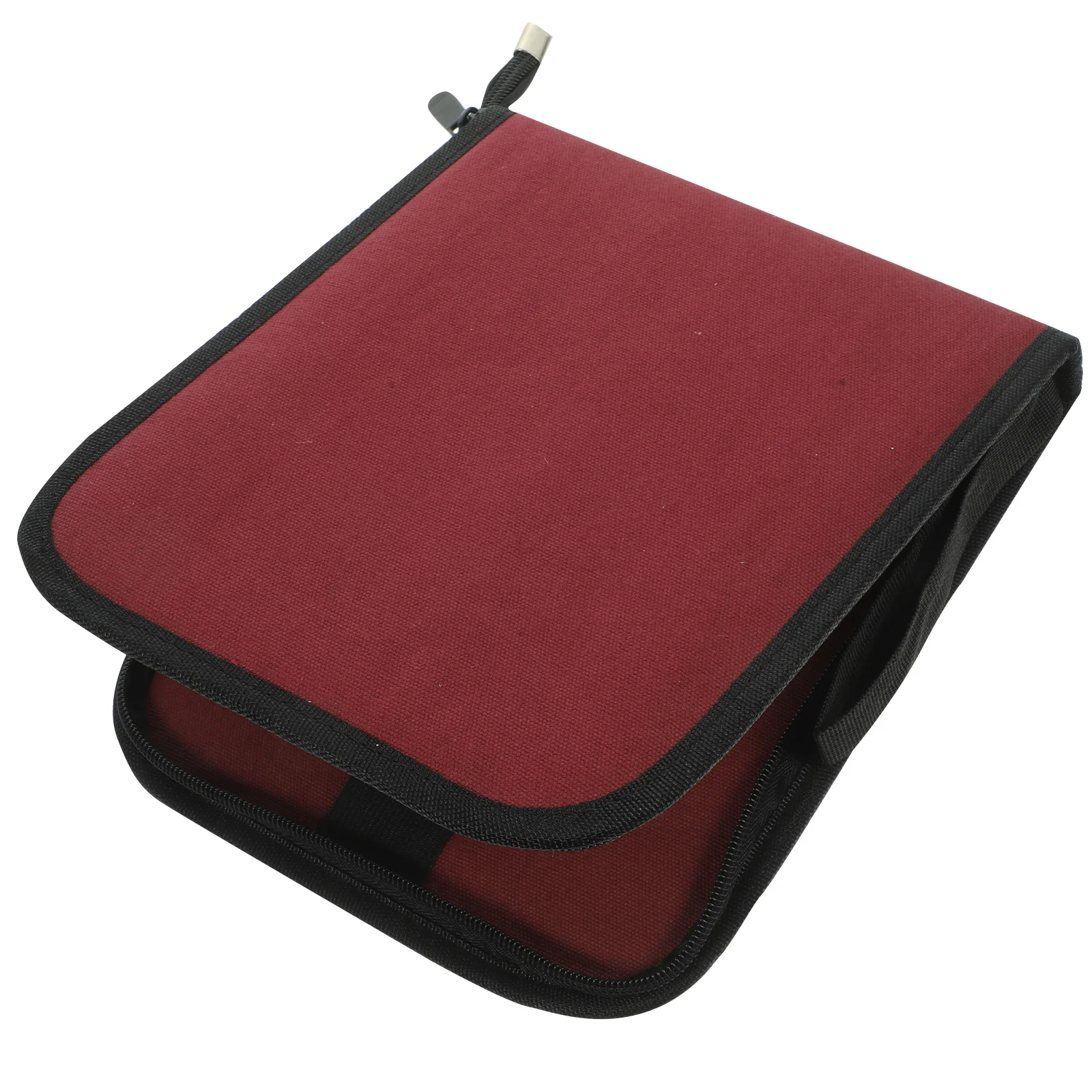 Canvas Pencil Case Wrap Pens Storage Bag Fold Drawing Pencils Stationery Art Painting Pouch School