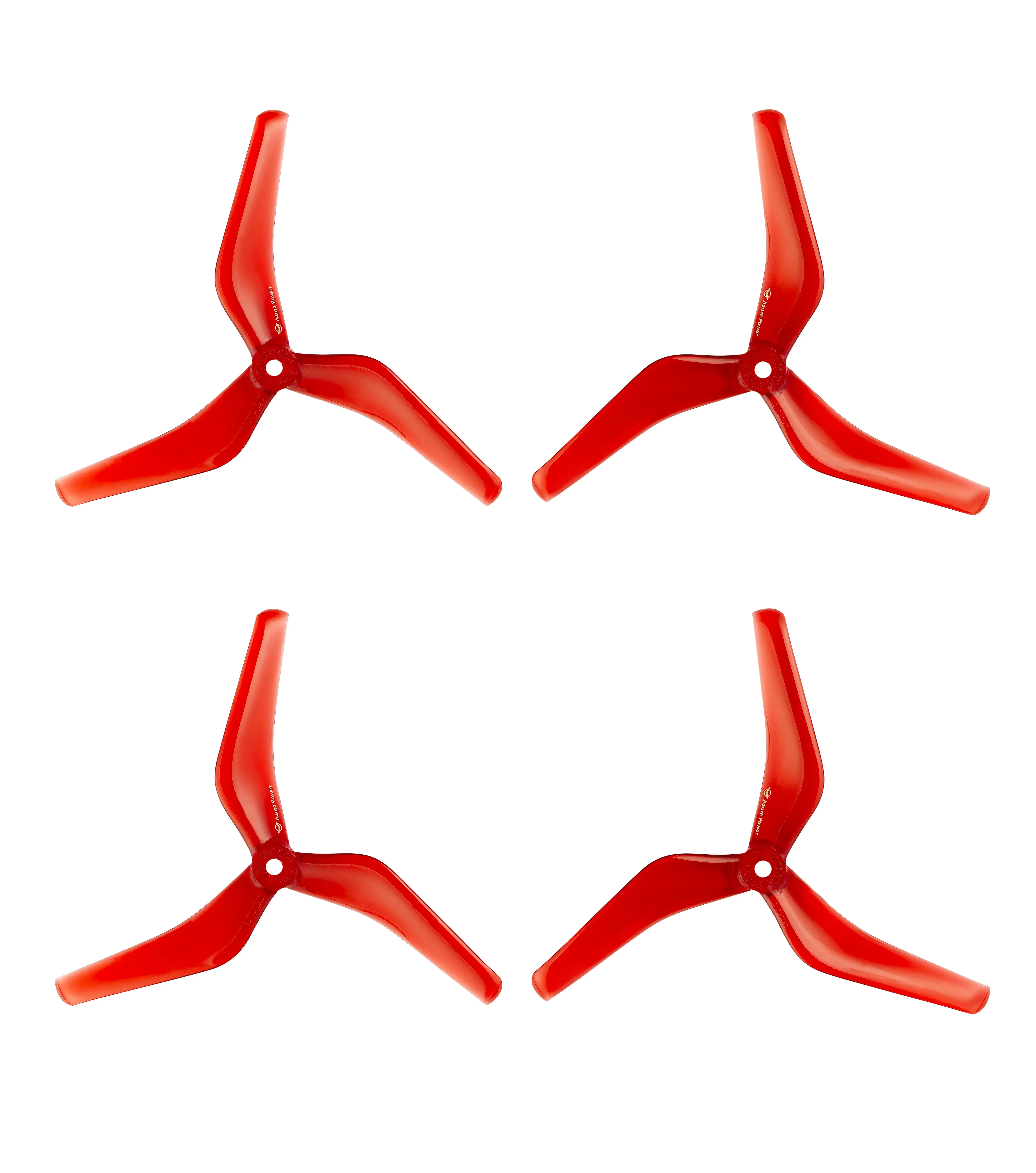 4Pairs(4CW+4CCW) AZURE POWER BSP 6145 3-Blade Propeller (Random Color)