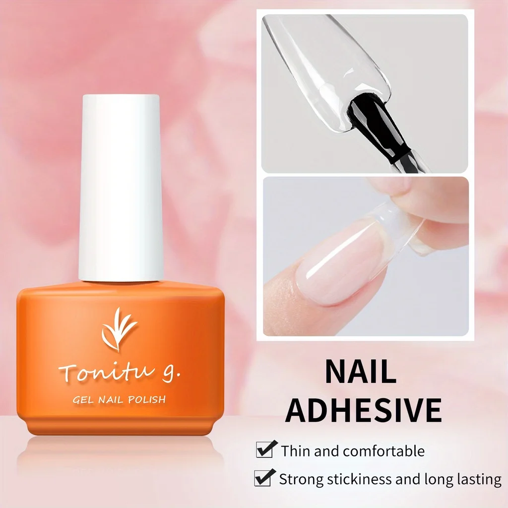 

Transparent Nail Glue For False Nails & Nail Art Decorations, Ultra-Strong And Long-Lasting Adhesive For Nail Salon, Quick-Set