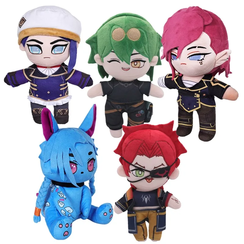 Ezreal/Kayn Cosplay Plush Plushies Cartoon LoL Heartsteel Jinx Soft Stuffed Adult Kids Children Mascot Birthday Xmas Gifts